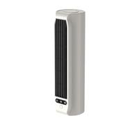 Viahsen Ventilatore Da Tavolo Portatile Ricaricabile Tramite USB, Silenzioso, Senza Rotore, per Ufficio, Camera Da Letto, Cucina, Campeggio, Parete, Bianco