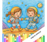 VIAJE AL ESPACIO: LIBRO DE COLOREAR