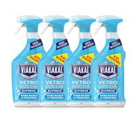 Viakal Anticalcare Spray Vetro Doccia Express, Senza Risciacquo, 4x 800ml | Senza risciacquo, pulizia scintillante in una sola passata