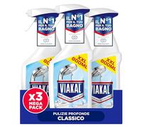 Viakal Classico Spray Per Rimuovere Fino Al 100% Di Calcare Con Tecnologia Anti-gocce (Confezione da 3)