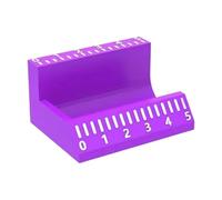 Vial Label Applicator Tool - 3D Printed 5,3 x 4,8 x 3,2 cm 10 ml | Bottle LabelTool with Precise Algnment, Easy Application, Small Jar Labeling | Label Applicator Tool Kitchen Makeup Storage Craft Use