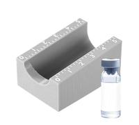 Vial Label Applicators - Bottle Labeling Application Tool, 3ml 10ml Vials Precise Alignment Professional | Hand Held Label Applicator For Small Jars Perfume Sample Bottles Research Lab DIY Workshop