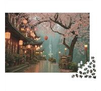 Viale dei ciliegi Puzzle 1000 Pezzi Adulti In cartone Resistente, Un Set Di Puzzle A Rompicapo Per Brain Training Puzzle, Ideale Per Arredo Parete, Enigma Del Regalo Di Natale 70x50cm/1000pcs