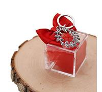 Viale Magico Bomboniere Laurea Confezionate su Plexiglass Portachiave Corona D'Alloro Retrò KIT 10 PEZZI (PG309P)