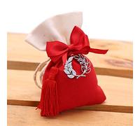 Viale Magico Bomboniere Laurea Sacchetti Corona d'Alloro con Nappina Confettata Kit 10 PZ