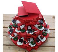 Viale Magico Mix Laurea Magnete,Torta Bomboniere Pensierini Laurea Originali (TR1214M) (Torta da 35 Pezzi)