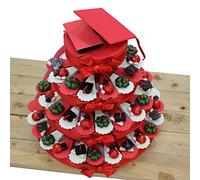 Viale Magico Mix Laurea Magnete,Torta Bomboniere Pensierini Laurea Originali (TR1214M) (Torta da 60 Pezzi)