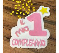 Viale Magico Polistirolo Personalizzato Il Mio 1° Compleanno Bimba 40x50