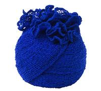 VIALESCARPE - Il Ponchetto Cobalto - Maxi scialle in tessuto rayon, morbido, semitrasparente dalla texture leggera e retata. Bordi ondulati. Donna. Blu. Tg. UNI