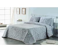 Vialman - Copriletto bouti leggero, 230 x 270 cm, colore: tortora