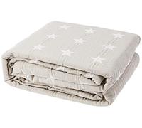 VIALMAN Copriletto Sofia 10, Poliestere Cotone, Beige, Cama 135: 230 x 270 cm