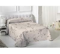 VIALMAN Copriletto Bouti Leggero Sofia 20, Poliestere Cotone, Beige, Cama 135: 230 x 270 cm