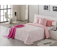 VIALMAN Copriletto trapuntato leggero Sofia 18 per letto singolo da 90 cm | Dimensioni copriletto 180 x 270 cm, colore rosa