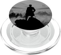 Viandante sopra il mare di nebbia Friedrich Arte Minimalizzata PopSockets PopGrip per MagSafe