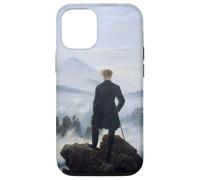 Viandante sopra la nebbia del mare di Caspar David Friedrich (1818) Custodia per iPhone 12/12 Pro