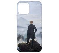 Viandante sopra la nebbia del mare di Caspar David Friedrich (1818) Custodia per iPhone 12 mini