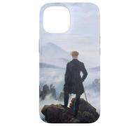 Viandante sopra la nebbia del mare di Caspar David Friedrich (1818) Custodia per iPhone 15