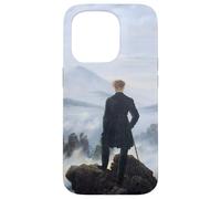 Viandante sopra la nebbia del mare di Caspar David Friedrich (1818) Custodia per iPhone 15 Pro