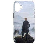 Viandante sopra la nebbia del mare di Caspar David Friedrich (1818) Custodia per iPhone 16 Plus