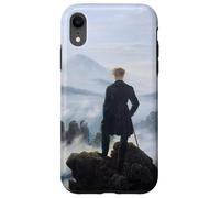 Viandante sopra la nebbia del mare di Caspar David Friedrich (1818) Custodia per iPhone XR