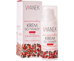 Vianek Crema Viso Notte Antirughe Acido Ialuronico 50 ml - Crema viso notte
