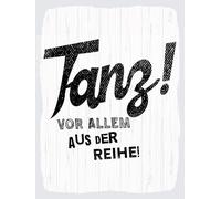 vianmo Insegna di latta 40x30 cm Tanze vor allem aus der Reihe weißes Deko Schild Deco Regalo Insegna