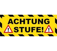 vianmo Insegna in legno 10x27 cm Achtung Stufe Ausrufezeichen Deco Regalo Insegna