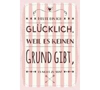 vianmo Insegna in legno 30x20 cm Heute bin ich glücklich Deco Regalo Insegna