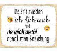 vianmo Insegna in legno 30x40 cm zwischen ich dich auch und du mich auch Beziehung Deco Regalo Insegna