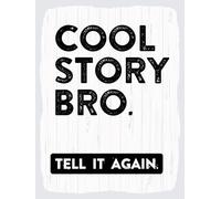 vianmo Insegna in legno 40x30 cm cool Story bro. Tell it again Deko Schild Deco Regalo Insegna