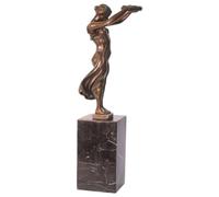 vianmo Statuetta in bronzo Gëlle Fra o La signora d'oro