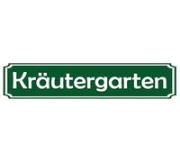 vianmo Targa in legno, 10 x 46 cm, decorazione per giardino di erbe aromatiche