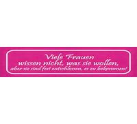 vianmo Targa in legno, 10 x 46 cm, molte donne non sanno cosa vogliono, idea regalo