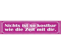 vianmo Targa in legno, 10 x 46 cm, non è così prezioso come il tempo con te