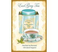 vianmo Targa in legno da parete 20 x 30 cm Earl grigio Tea nero tea bergamot