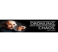 vianmo Targa in metallo 10 x 46 cm Einstein Citat nichts kann existieren ohne Ordine Decorazione Regalo Targa