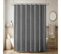 VIAN'S HOME - Tenda Doccia - Impermeabile e Antimuffa 180×200 cm con 12 Ganci Inclusi - Occhielli Metallici Premium, Lavabile e Resistente - Elegante Design per Doccia e Vasca (Grigio)