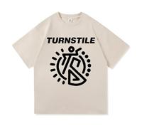Viaopo Maglietta in Cotone retrò Tur-NS-Tile 2025 Album Print T-Shirt Hip-Hop da Uomo E da Donna A Maniche Corte Stile Streetwear Oversize Sportiva XS-3XL-Khaki||XX_l