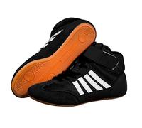 Viaoragiosa Scarpe Bodybuilding Uomo,Scarpe Boxe Uomo,Scarpe da Wrestling Antiscivolo,Stivali da Boxe Leggeri,Suola in Gomma,Aumenta La Stabilità E Il Supporto,Suola Antiscivolo,per Donne E Uomini