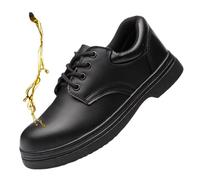 Viaoragiosa Scarpe Cameriere Uomo,Scarpe da Cucina per Chef,Scarpe per La Ristorazione,Scarpe da Cuoco,Impermeabili,Resistenti All'Olio,per Chefs,Operatori Sanitari E del Settore dei Servizi