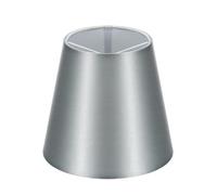 VIAPUICE Set di 1 paralume in tessuto impero celeste, 9 cm, parte superiore x 14 cm, inferiore x 12,8 cm, paralume morbido realizzato a mano, paralume moderno per lampadari, lampade da scrivania