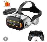 Viar 3D Occhiali per realtà virtuale VR Cuffie Dispositivi Bluetooth Lenti per casco Occhiali Smartphone intelligente Cuffie per telefono Gioco mobile