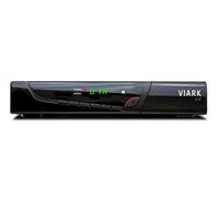 Viark Sat - Ricevitore satellitare digitale Full HD DVB-S2 Multistream H265 con LAN, Antenna WiFi USB e lettore di schede CA