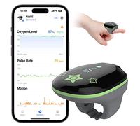 Viatom Saturimetro da Dito Pediatrico, Pulsossimetro Ossimetro Portatile con Bluetooth, Misurazione Saturazione di Ossigeno e Frequenza Cardiaca per Bambini 3-10 Anni, APP