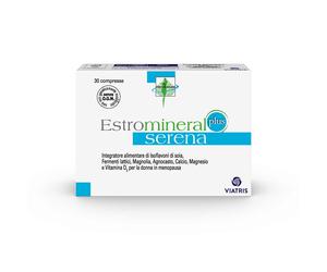 Viatris Estromineral Serena Plus Integratore Menopausa e Ossa, 30 Compresse