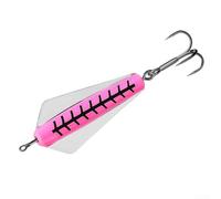 VIB Esca da pesca Devil con centro di gravità stabile e punta dell'amo, progettata per piercing rapido e cattura sicura in acqua salata (20 g, 5,6 cm, lisca di pesce rosa)