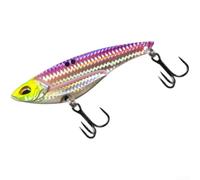 VIB Lure 56 mm con angolo di coda ottimizzato migliora la manovrabilità e riduce il rischio di impigliamento nelle zone di pesca strutturate (giallo viola)