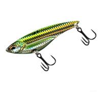 VIB Lure 56 mm con angolo di coda ottimizzato migliora la manovrabilità e riduce il rischio di impigliamento nelle zone di pesca strutturate (verde giallo)