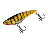 VIB Lure 56 mm con angolo di coda ottimizzato migliora la manovrabilità e riduce il rischio di impigliamento nelle zone di pesca strutturate (oro nero)
