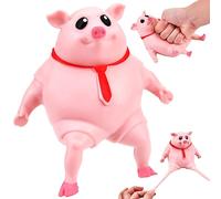 Vibbang Giocattolo Da Schiacciare A Forma Di Maiale, Piggy Giocattolo Antistress, Spremere Maiale Giocattolo per Adulti & Bambini, Antistress Da Impastare Per Alleviare Sensoriali (A)